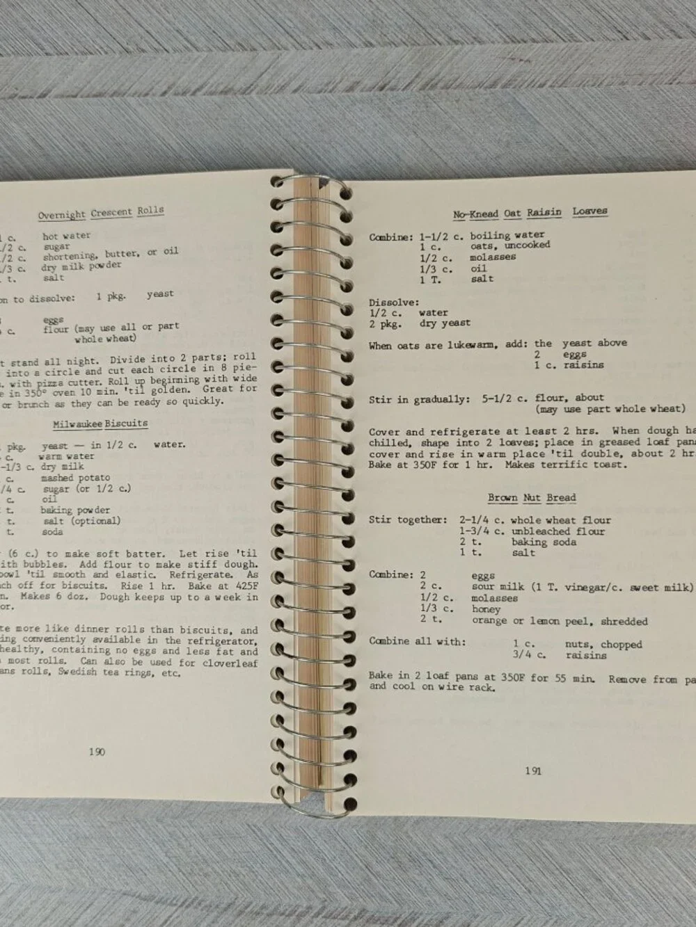 Stories And Recipes Of The Great Depression Rita Van Amber 1992 Spiral-Bound